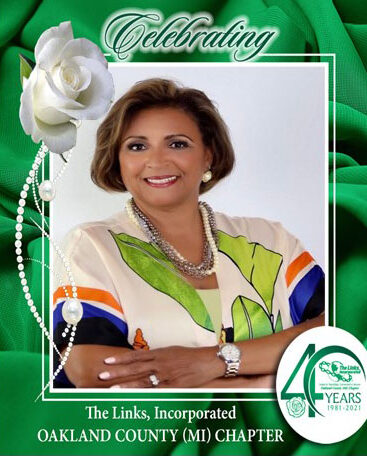 headshot in frame president lorine headshot in frame president lorine